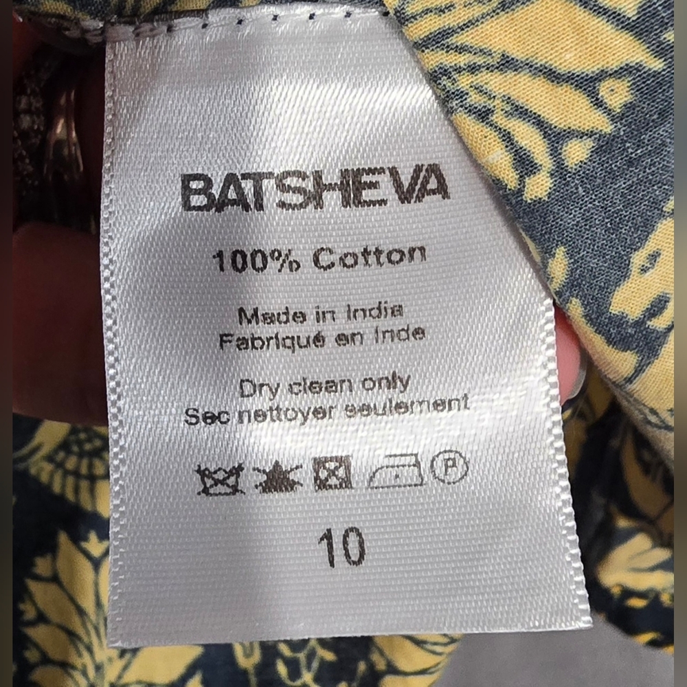 Batsheva X Laura Ashley Beaumaris Dress In Camelot Size 10 - Picture 5 of 8